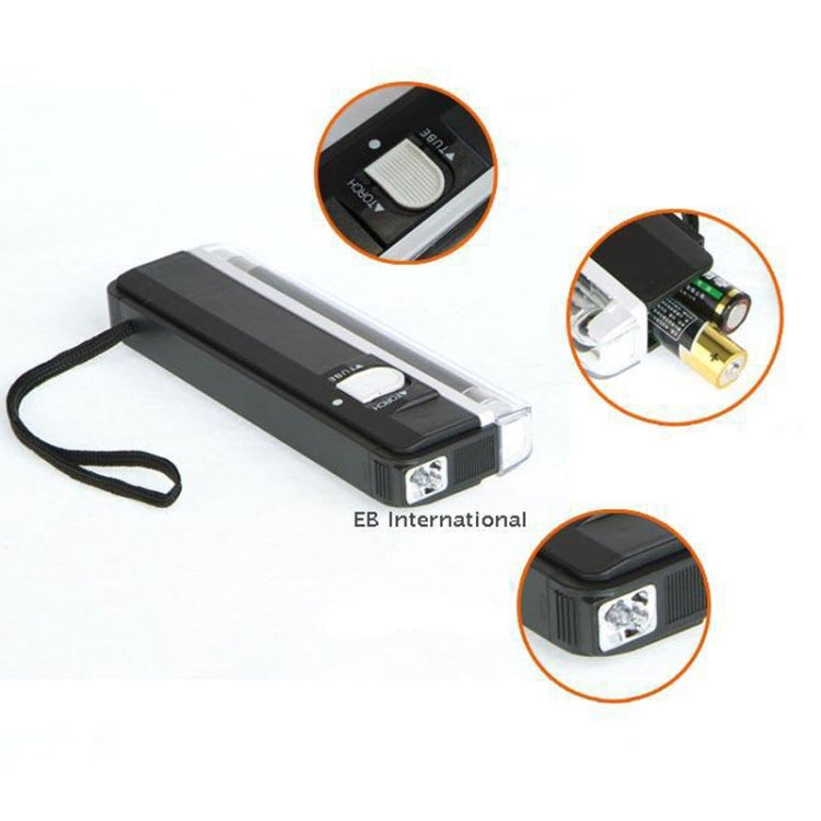 Überprüfung der verborgenen Sicherheitsmerkmale auf Banknoten und Reisepässen