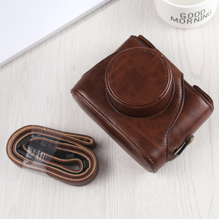Full Body Camera PU Leather Case Bag with Strap for FUJIFILM X10 / X20, For FUJI X10