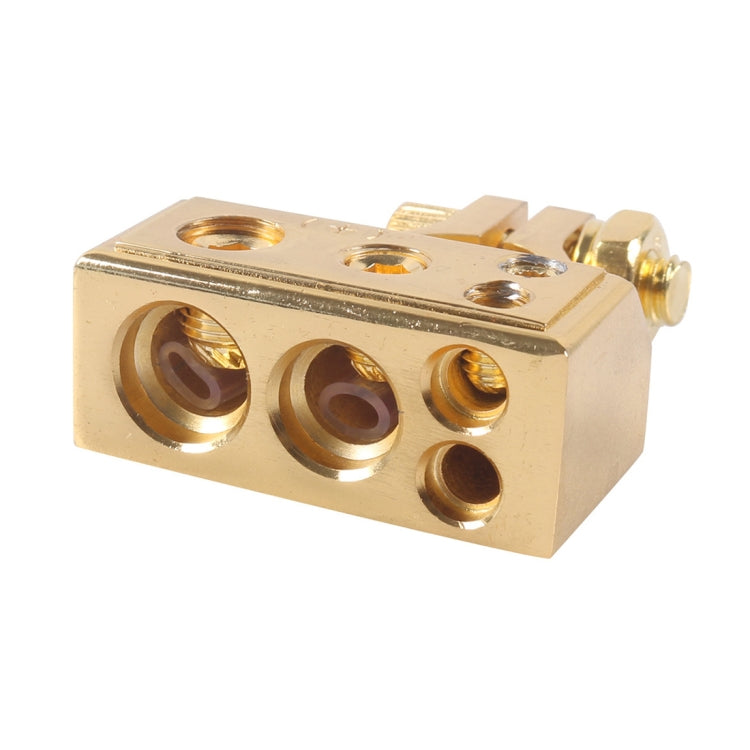 Positive & Negative Set 0 / 4 / 8 AWG Car Battery Terminals, 0 / 4 / 8 AWG, 0 / 4 / 8 AWG (Silver)