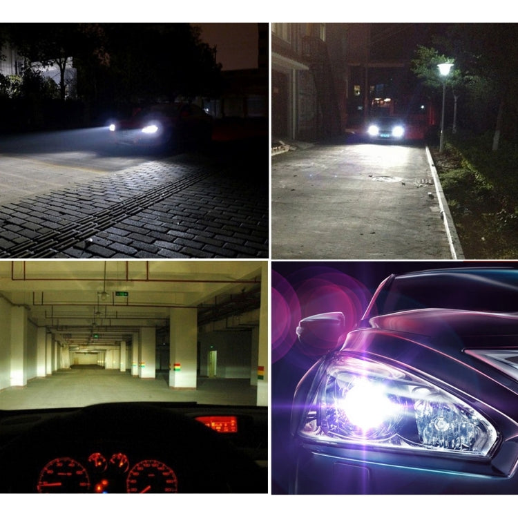 DC12V 35W H4-3 HID Xenon Light Single Beam Super Vision Waterproof Head Lamp with One Cable, Color Temperature: 6000K, Pack of 2, H4