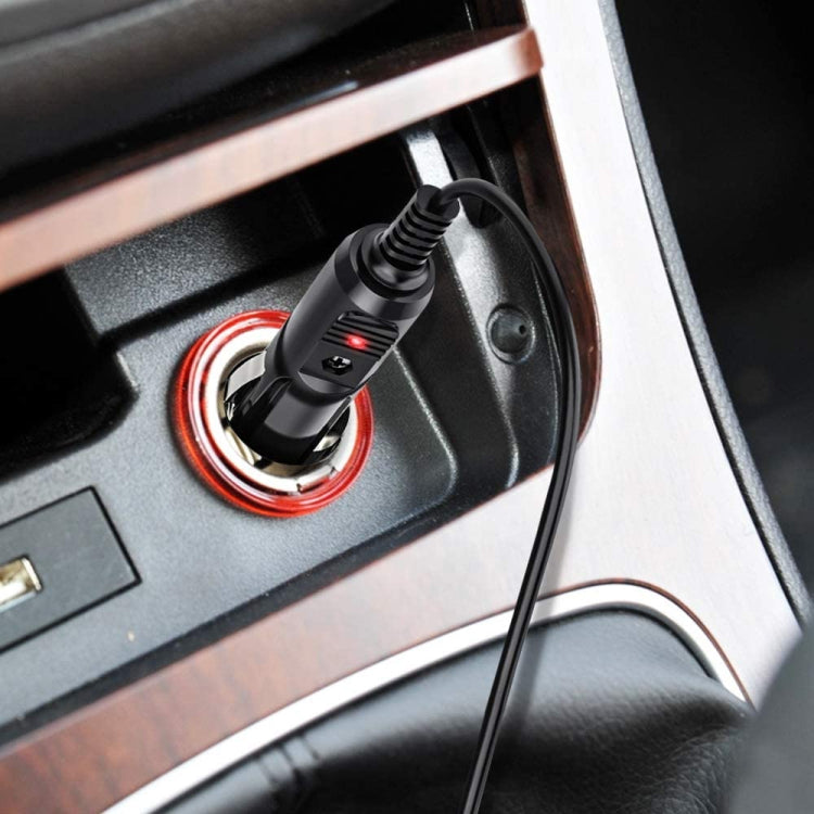 2A 5.5 x 2.1mm DC Power Supply Adapter Plug Coiled Cable Car Charger, Length: 40-140cm, 5.5 x 2.1mm