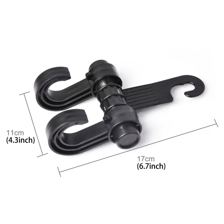 KANEED Car Vehicle Multi-functional Seat Headrest Bag Hanger Hook Holder Seat Headrest Hanger Hanging Holder Double Hooks, US Stock Double Hooks, Car Double Hooks, UK Stock Double Hooks