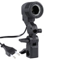 E27 AC Socket Studio Light Mount Stand Umbrella Holder