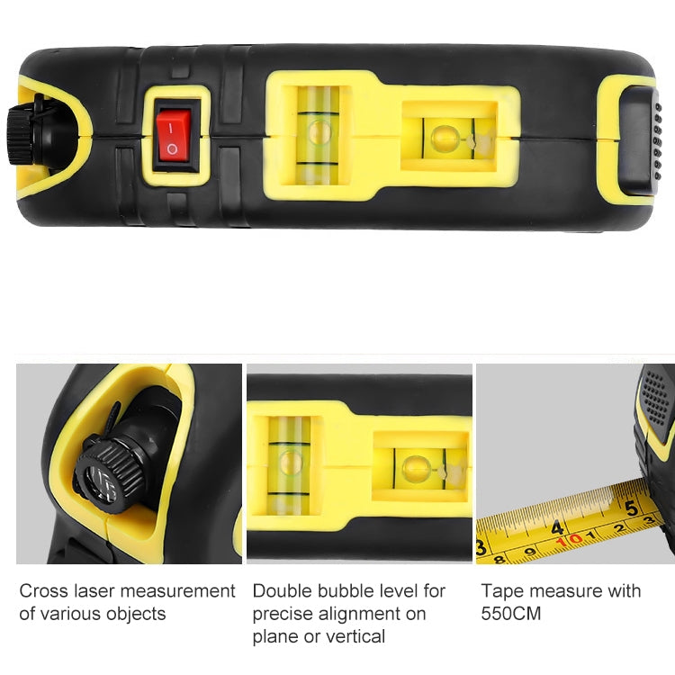 Laser Level with Tape Measure Pro (550cm), LV-05