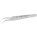 High-Hardness Anti-Magnetic Anti-Acid Steel Curved Tweezers, Curved Head
