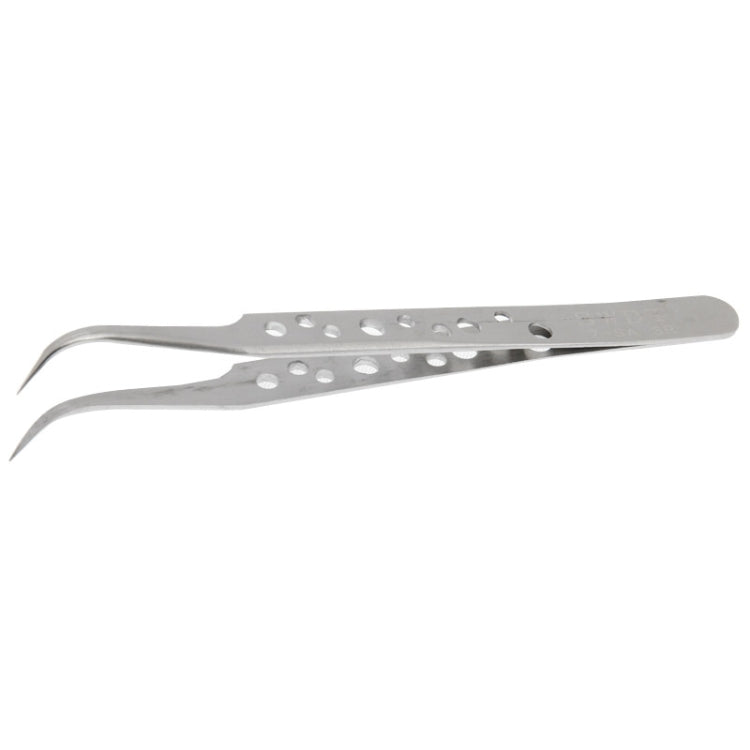 High-Hardness Anti-Magnetic Anti-Acid Steel Curved Tweezers, Curved Head