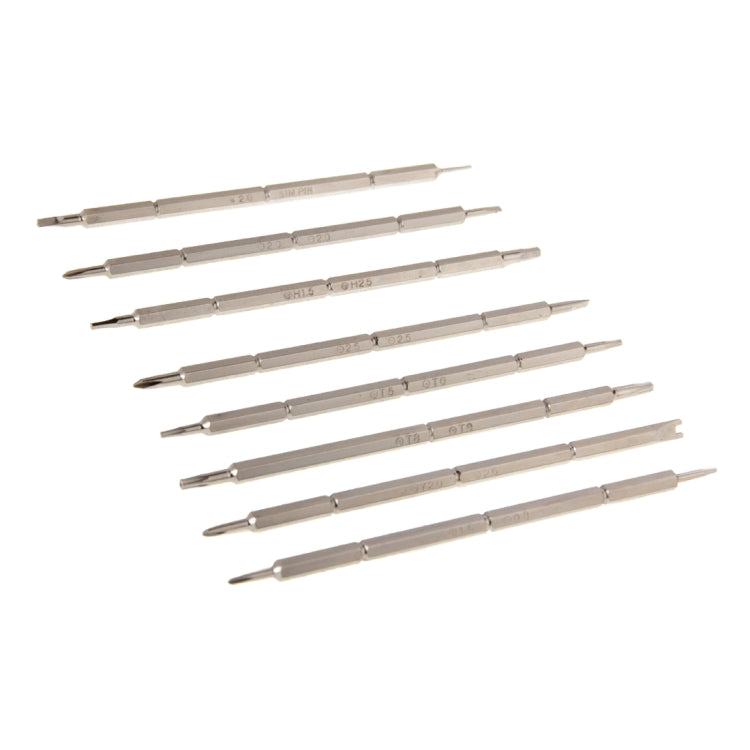 JAKEMY JM-8124 9 in 1 2-Ways Design Screwdriver Professional Hardware Tools, JM-8124