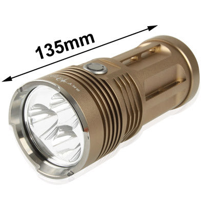 3 Mode, 3 CREE XM-L T6 LED, Luminous Flux: 2000lm, Length: 135mm