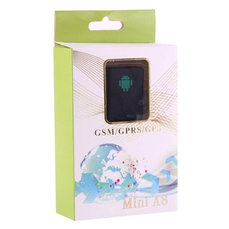 TRACKER Mini A8 Real Time 4 Bands Global Locator GSM/GPRS Tracker Tracking Device for Personal