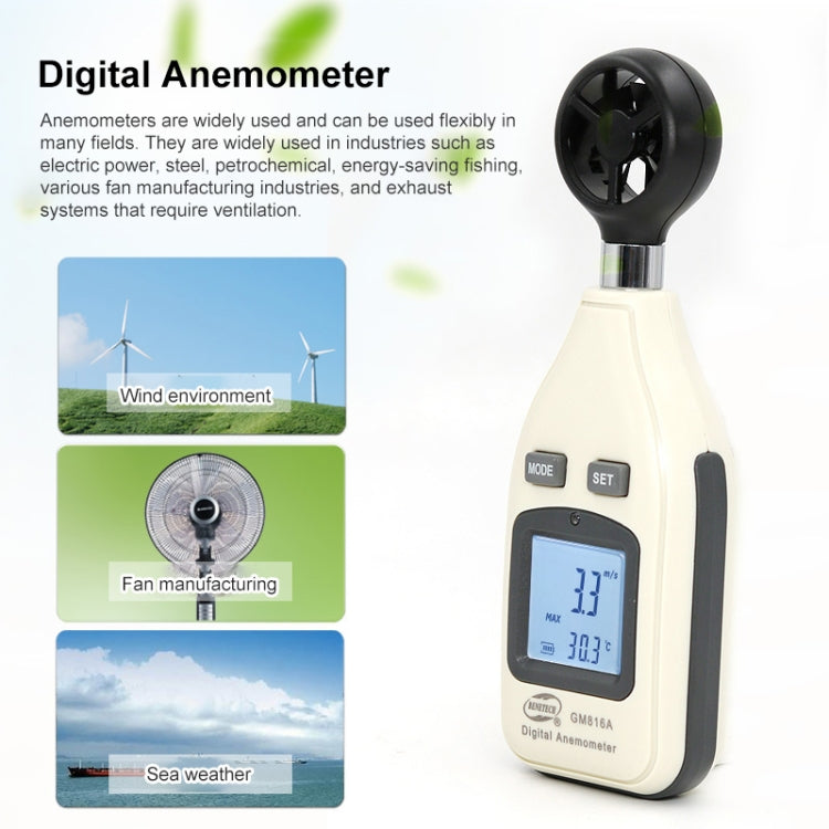 BENETECH Digital Electronic Anemometer (GM816A), GM816A