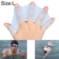Silicone Swimming Web Fins Hand Flippers Training Gloves, L, Size: L Green, Size: L Blue, Size: L Magenta