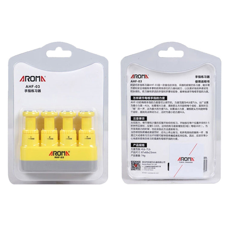 AROMA AHF-03 Hand- und Fingertrainer, AROMA AHF-03 (Schwarz), AROMA AHF-03 (Grün), AROMA AHF-03 (Blau), AROMA AHF-03 (Gelb)