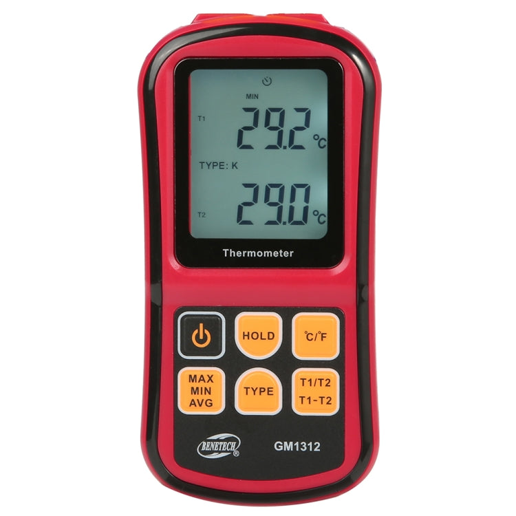 BENETECH GM1312 2,4 Zoll LCD-Display Thermoelement-Thermometer Messung J, K, T, E, N und R Typ, Messbereich: -50~300°C