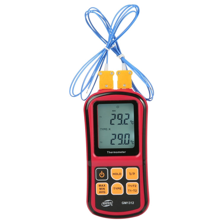 BENETECH GM1312 2,4 Zoll LCD-Display Thermoelement-Thermometer Messung J, K, T, E, N und R Typ, Messbereich: -50~300°C