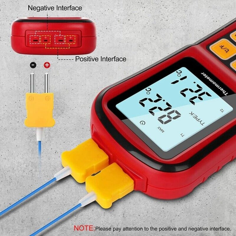 BENETECH GM1312 2,4 Zoll LCD-Display Thermoelement-Thermometer Messung J, K, T, E, N und R Typ, Messbereich: -50~300°C