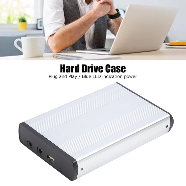 3.5 Inch IDE HDD External Enclosure Aluminium USB Case