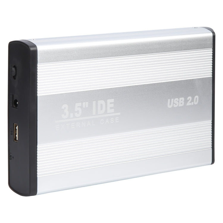 3,5-Zoll-IDE-HDD- externes Aluminium-Festplattengehäuse USB-Case