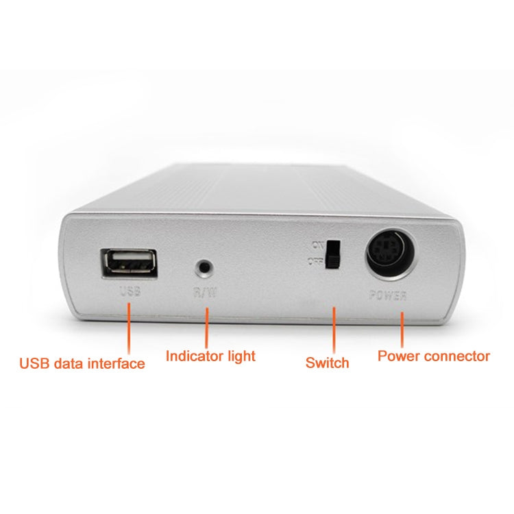 3,5 Zoll Festplattengehäuse SATA extern, unterstützt USB 2.0, SATA mit 2.0A Netzteil, SATA mit 1.5A Netzteil