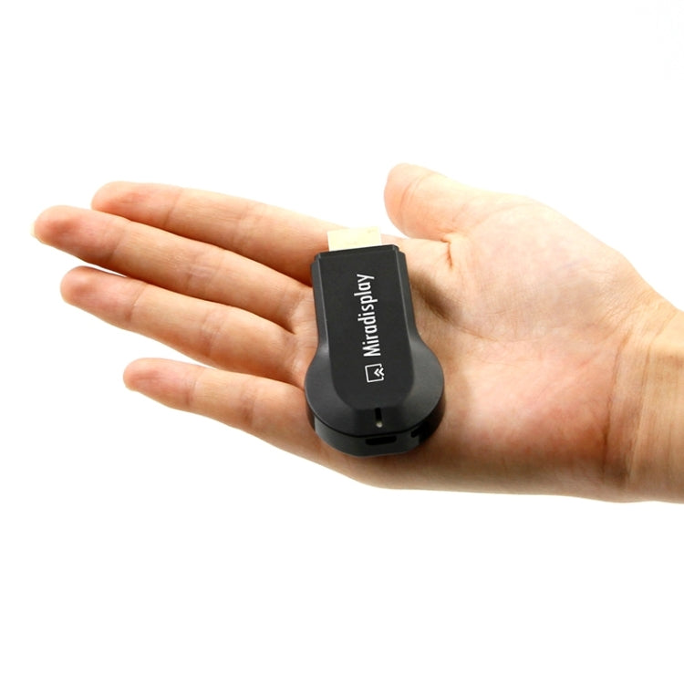 Miradisplay WiFi HDMI Display-Dongle / Miracast Airplay DLNA Display-Empfänger-Dongle (Schwarz)