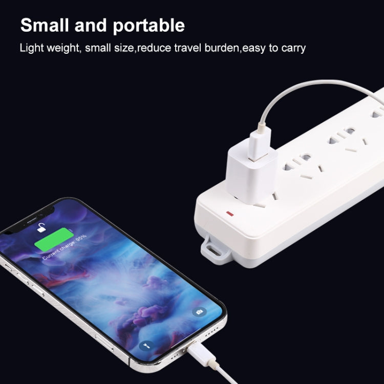 A2165 5V 1A Einzel-USB-Mini-Reiseladegerät, US-Stecker, EU-Stecker