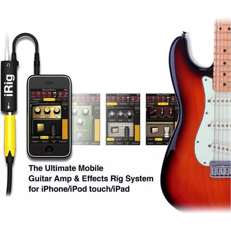 AmpliTude iRig - Electric Guitar / Bass Rig, For iPhone, iPad, iPod