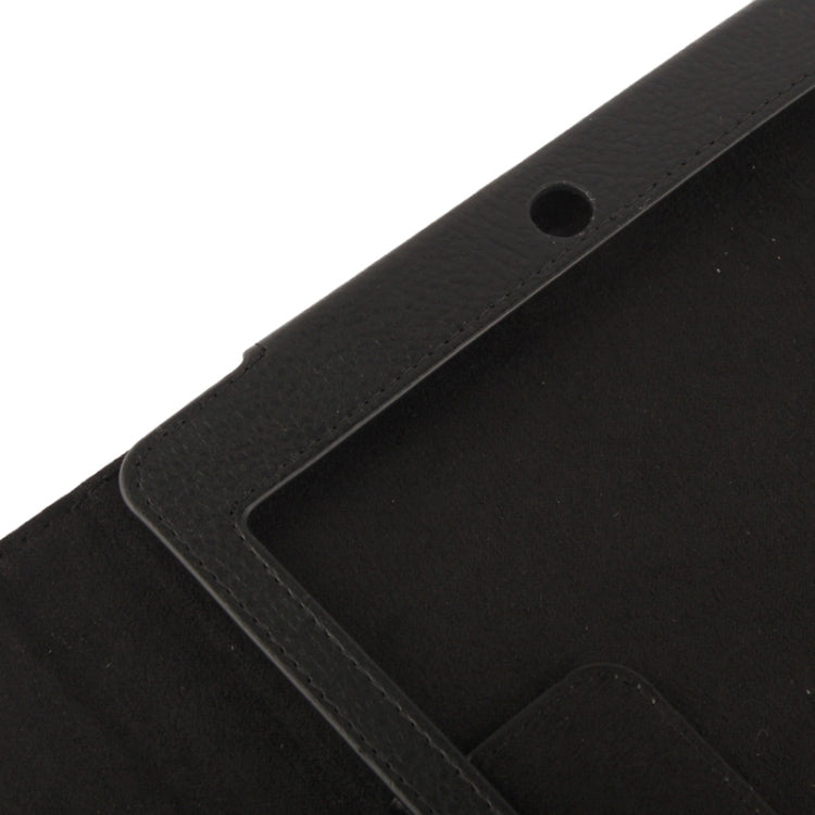 Litchi Texture Flip Leather Case with Holder & Sleep / Wake-up Function for iPad Air