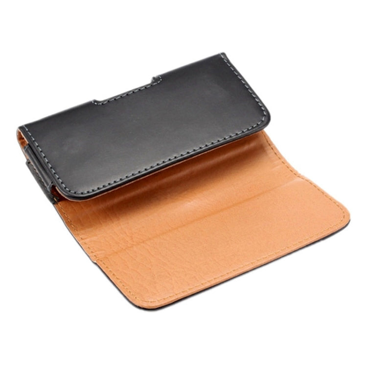 Crazy-Horse-Lederhülle mit vertikalem Klappmechanismus / Gürteltasche mit rückseitiger Klammer für iPhone 5S