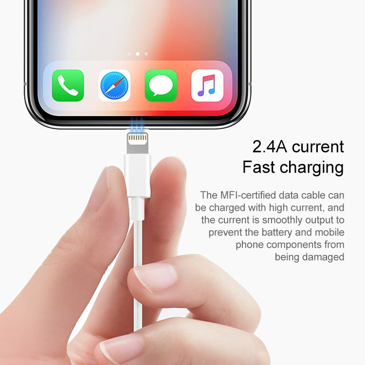 USB to 8 Pin Synchronous Data Charging Cable, Cable Length: 1m, 1m, 3m