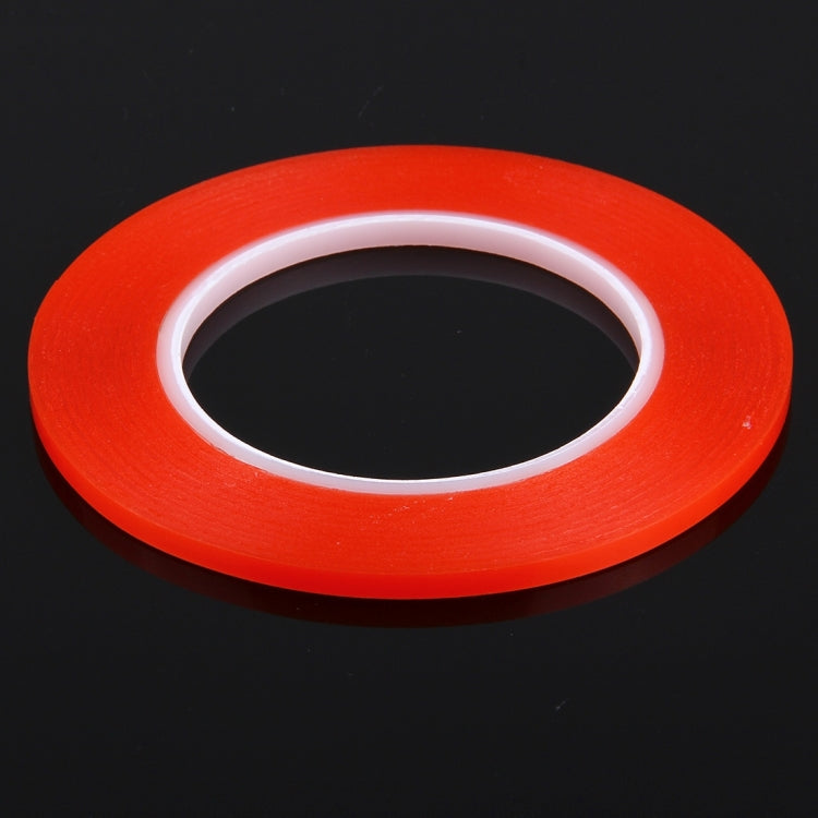 5 mm breites doppelseitiges Klebeband für iPhone / Samsung / HTC Mobiltelefon-Touchpanel-Reparatur, Länge: 25 m, Breite: 5 mm (Rot)