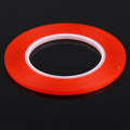 5 mm breites doppelseitiges Klebeband für iPhone / Samsung / HTC Mobiltelefon-Touchpanel-Reparatur, Länge: 25 m, Breite: 5 mm (Rot)