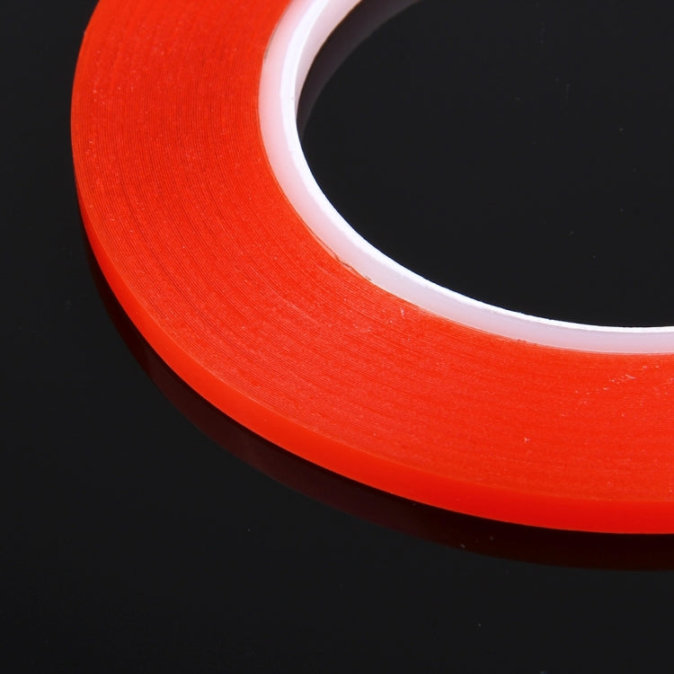 5 mm breites doppelseitiges Klebeband für iPhone / Samsung / HTC Mobiltelefon-Touchpanel-Reparatur, Länge: 25 m, Breite: 5 mm (Rot)