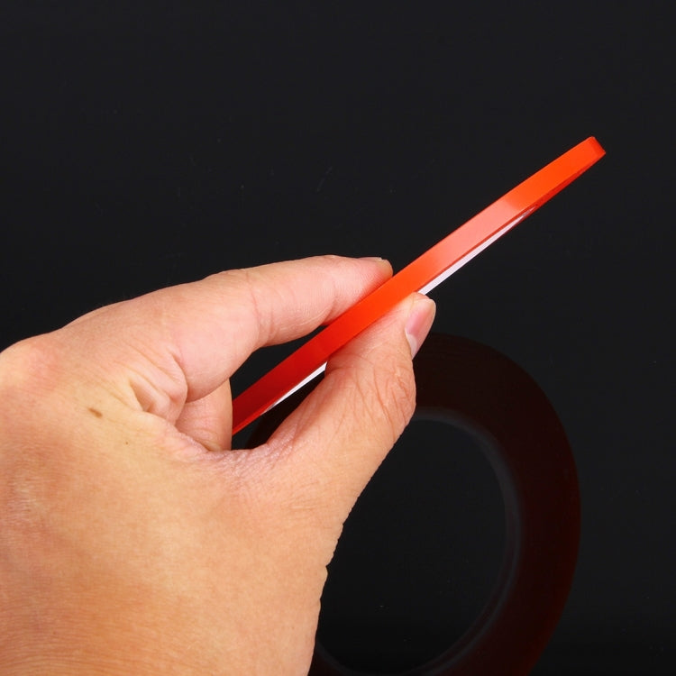 5 mm breites doppelseitiges Klebeband für iPhone / Samsung / HTC Mobiltelefon-Touchpanel-Reparatur, Länge: 25 m, Breite: 5 mm (Rot)