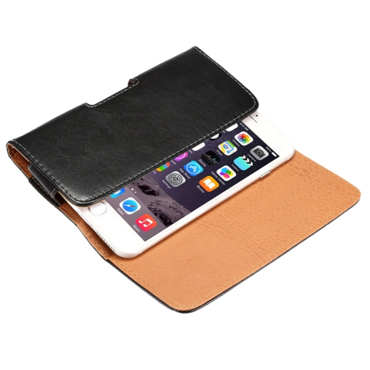 Horizontale Hüfttasche im Lammfell-Look mit Gürtelclip für iPhone 6 Plus / 6S Plus / Galaxy Note 8 / Galaxy Note 4 / Note 5 / S6 Edge+ / A8