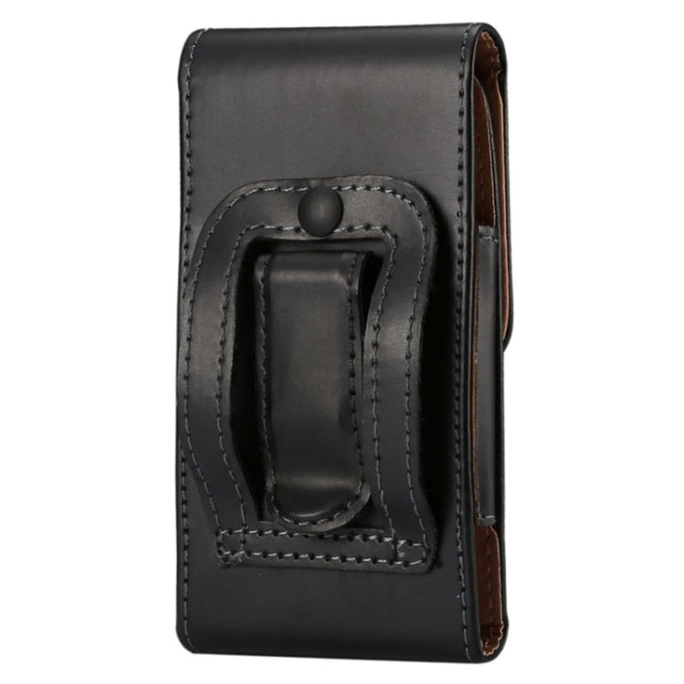 Crazy Horse Textur Vertikal Klapp-Lederhülle / Gürteltasche mit rückseitigem Clip für iPhone 6 Plus