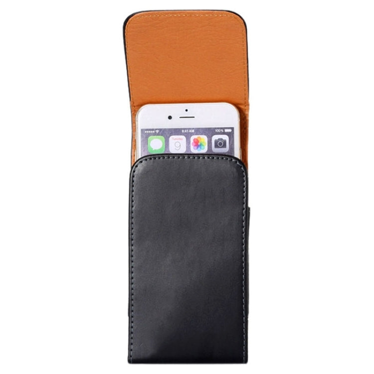 Crazy Horse Textur Vertikal Klapp-Lederhülle / Gürteltasche mit rückseitigem Clip für iPhone 6 Plus