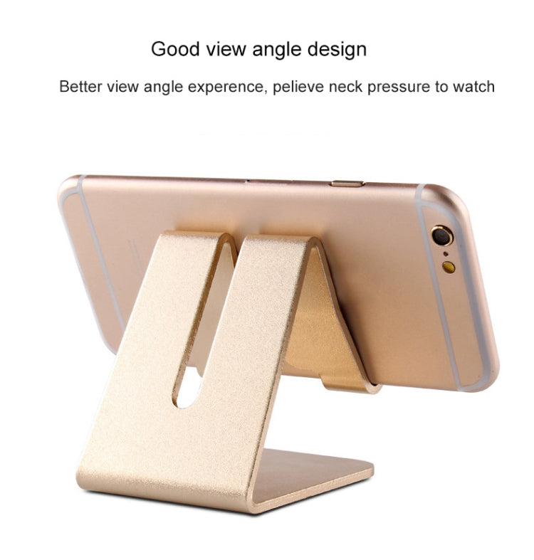 Aluminiumständer Schreibtischhalterung für iPad, iPhone, Galaxy, Huawei, Xiaomi, HTC, Sony und andere Mobiltelefone oder Tablets