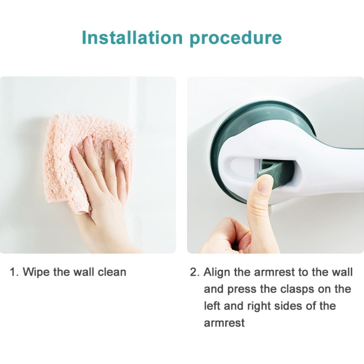 Haltegriff für Badezimmer, Badewanne und Dusche, zufällige Farbwahl, Sicherheitsgriff für Badewanne und Dusche