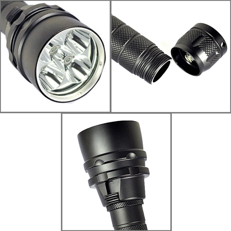 5000 LM UV Purple Light, Diving Depth: 150m (Black)