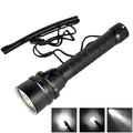 5 x LED White Light Diving Flashlight, 6800 LM, Diving Depth: 150m