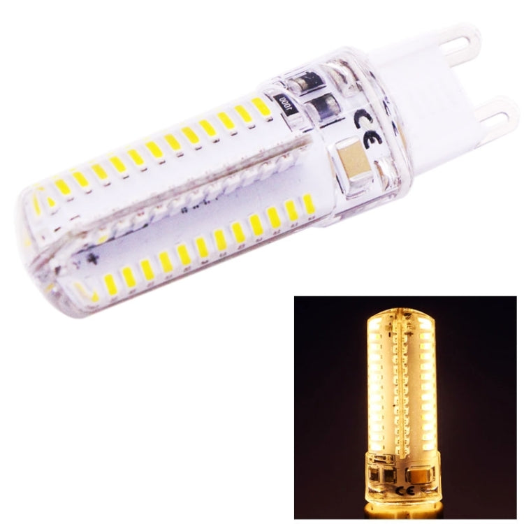 104 LED SMD 3014, AC 220V, G9 220V White Light, G9 220V Warm White