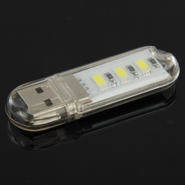 3 LED SMD 5630 1.5W USB Flash Disk Style USB Light Lamp, White Light, Green Light