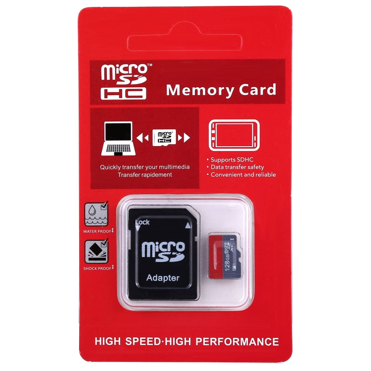 128 GB High-Speed Class 10 TF/Micro SDHC UHS-1(U1) Speicherkarte, Schreiben: 15 MB/s, Lesen: 30 MB/s (100 % echte Kapazität), 128 GB