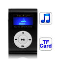MP3-Player mit TF- / Micro-SD-Kartenslot, LCD-Bildschirm und Metallclip