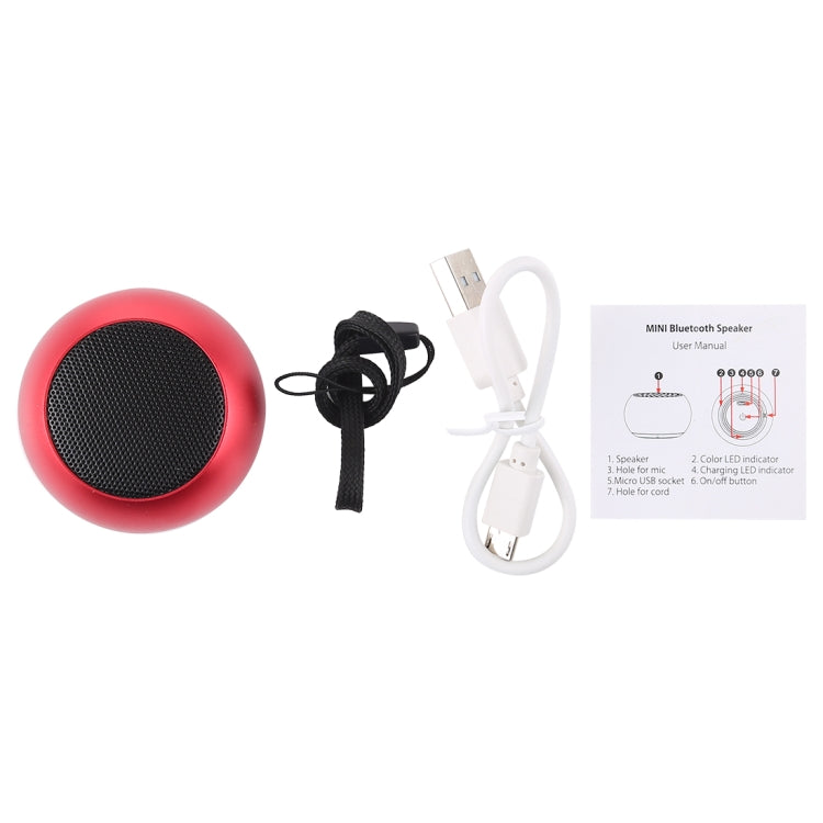 Mini Metal Wireless Bluetooth Speaker,  Hands-free, LED Indicator