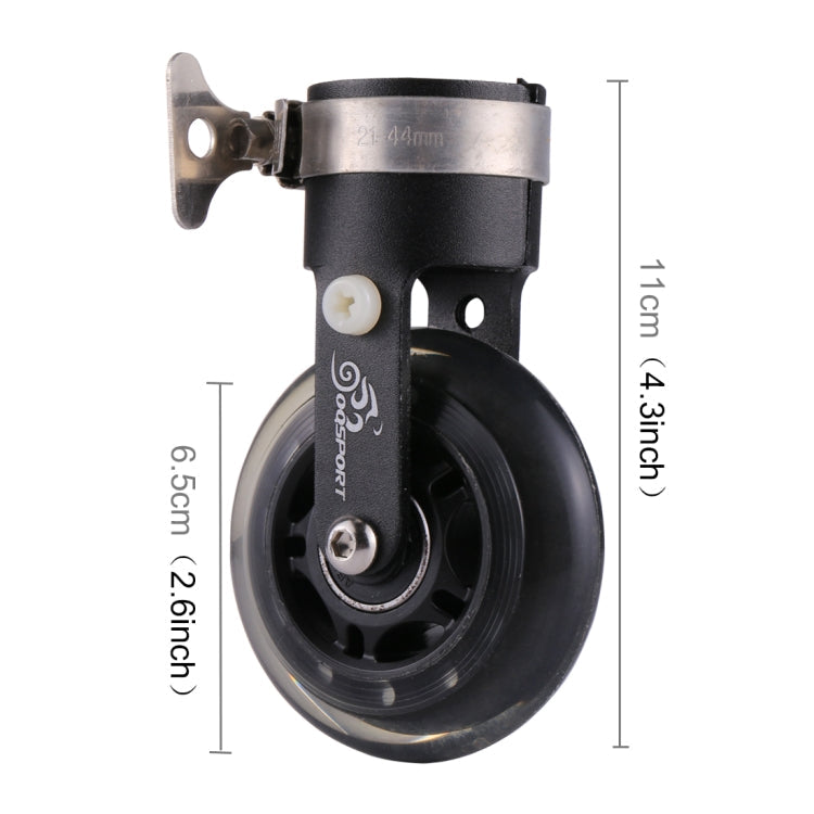 OQSPORT Folding Bicycle Auxiliary Wheel Booster Wheel