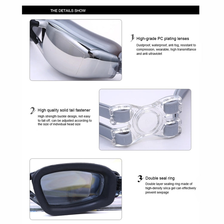Professional Swimming Goggle Glasses, ZHANYA2588 (Pink), ZHANYA2588 (Black), ZHANYA2588 (Blue)