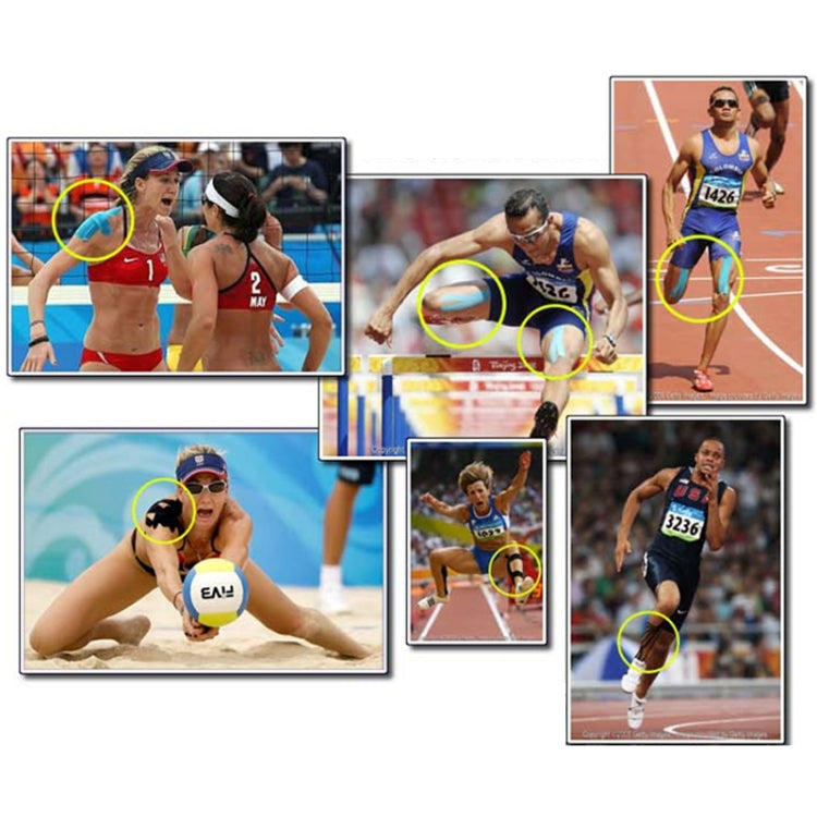 Waterproof Kinesiology Tape Sports Muscles Care Therapeutic Bandage, Size: 5m(L) x 2.5cm(W), Size: 5m x 2.5cm