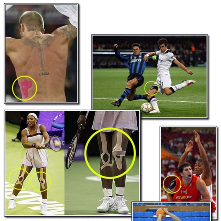 Waterproof Kinesiology Tape Sports Muscles Care Therapeutic Bandage, Size: 5m(L) x 2.5cm(W), Size: 5m x 2.5cm