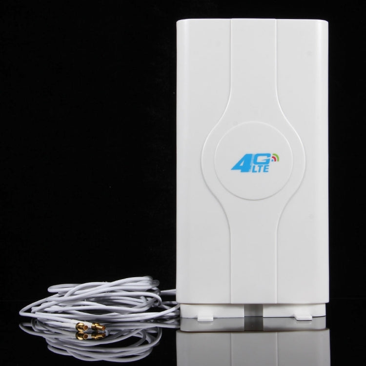 LF-ANT4G01 Innenbereich 88dBi 4G LTE MIMO-Antenne mit 2 Stk. 2m Anschlusskabeln, TS-9-Anschluss, TS-9-Anschluss