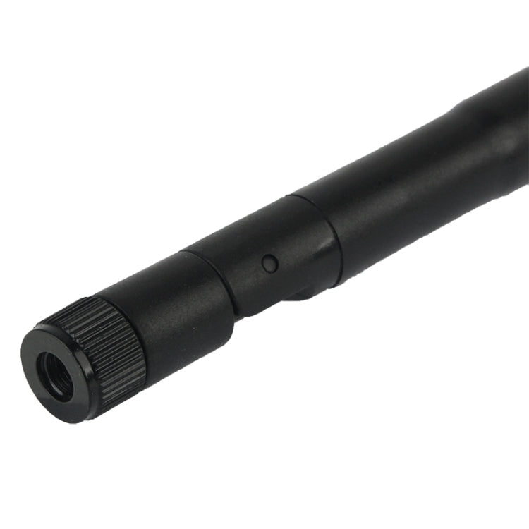 Drahtlose 15dBi RP-SMA-Stecker Netzwerkantenne (Softcover-Ausgabe) (Schwarz)